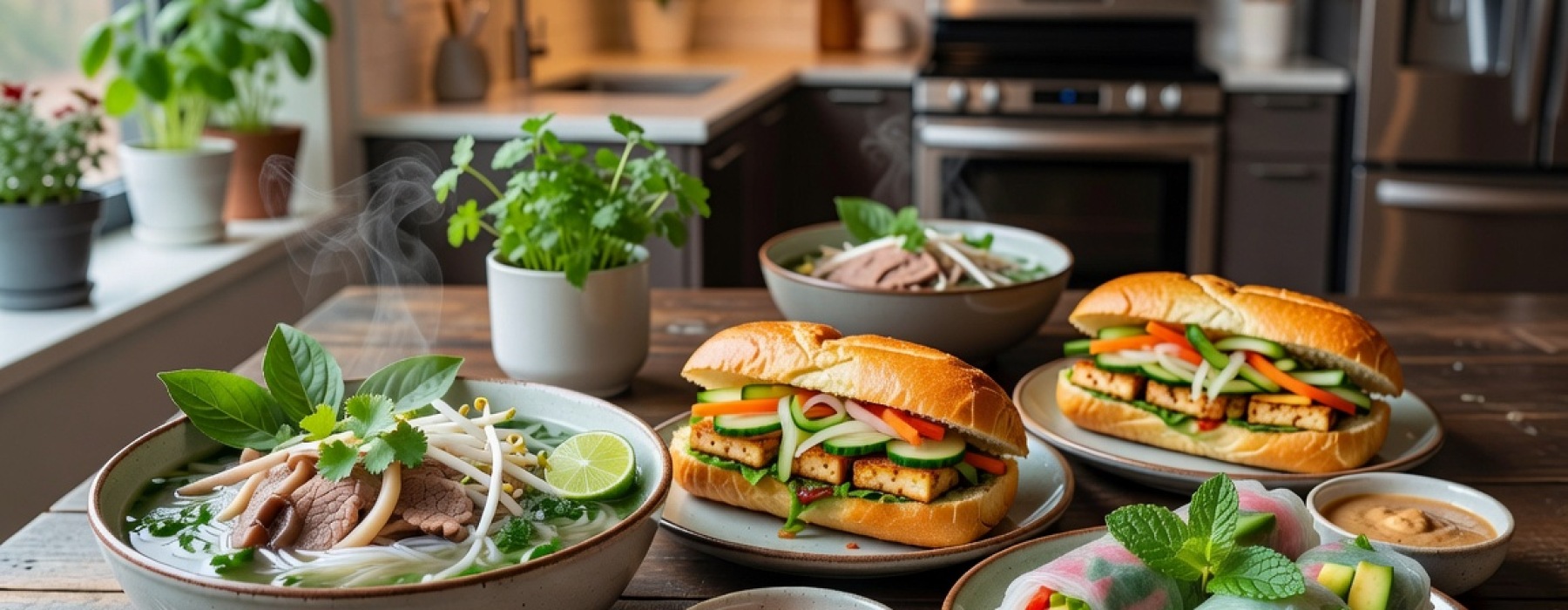 vegan vietnamese food header image