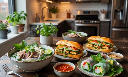 vegan vietnamese food header image