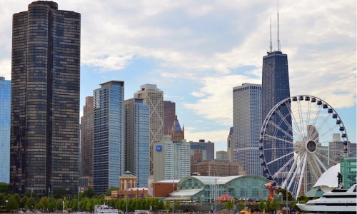 Chicago skyline - modern studio apartments chicago Chicago skyline - modern studio apartments chicago