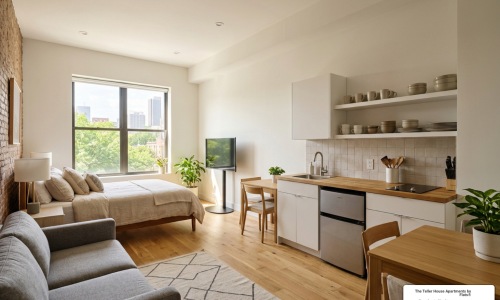 1 bedroom studio floor plans with dimensions